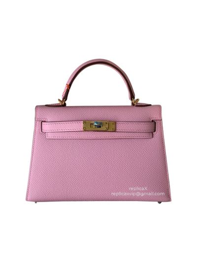 Hermes Mini Kelly Epsom Leather Tote Bag 19CM 521440