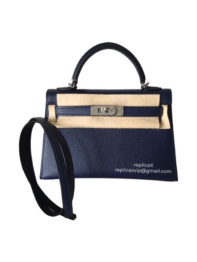 Hermes Mini Kelly Epsom Leather Tote Bag 19CM 521442