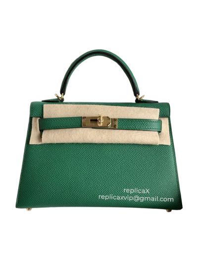 Hermes Mini Kelly Epsom Leather Tote Bag 19CM 521478