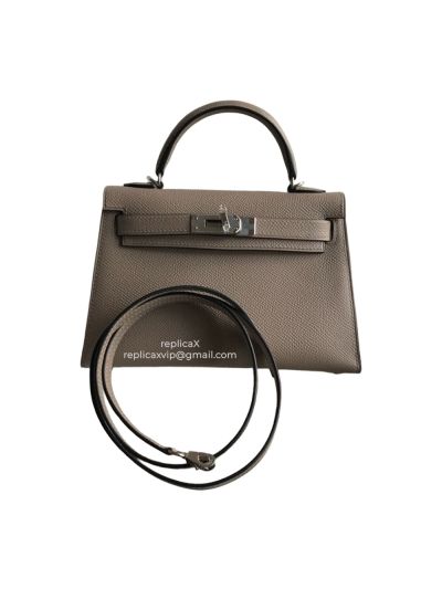 Hermes Mini Kelly Epsom Leather Tote Bag 19CM 521479