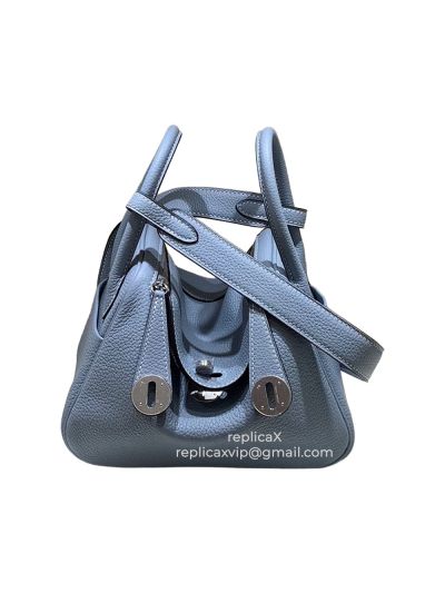 Hermes Mini Lindy Hand Stitched Togo Leather Shoulder Bag 20CM 521665