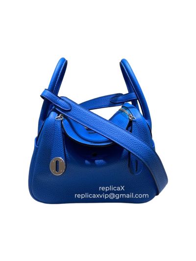 Hermes Mini Lindy Hand Stitched Togo Leather Shoulder Bag 20CM 521666