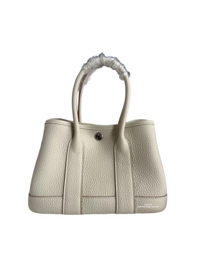 Hermes Neo Garden 23 Mini Bag White H Viking Canvas and Negonda Calfskin 23CM 524867