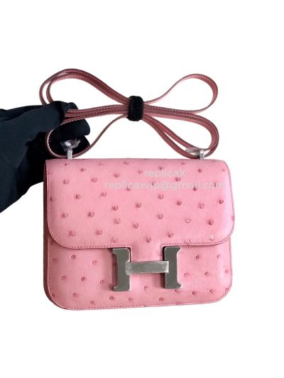 Hermes Ostrych Leather Constance Crossbody Bag 19CM 521771