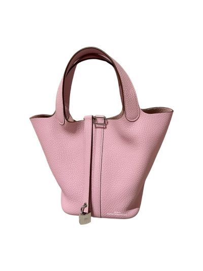 Hermes Picotin Lock Togo Bucket Bag Pink 18CM 523610