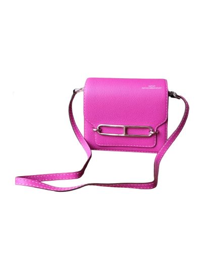 Hermes Roulis Bag Hermes VIP Roulis Shoulder Bag Purple Evercolor Leather 19CM 23CM 522787