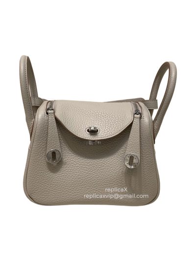 Hermes Sac Lindy Mini Leather Bag 19CM 521828