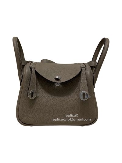 Hermes Sac Lindy Mini Leather Bag 19CM 521838