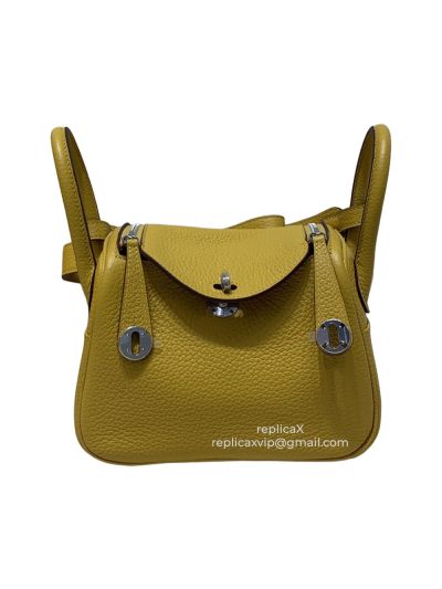 Hermes Sac Lindy Mini Leather Bag 19CM 521825