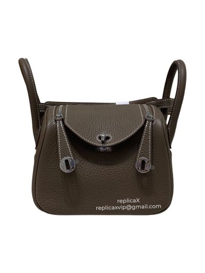 Hermes Sac Lindy Mini Leather Bag 19CM 521826