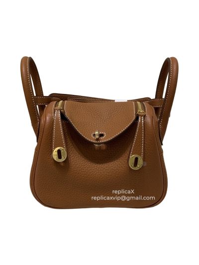 Hermes Sac Lindy Mini Leather Bag 19CM 521827
