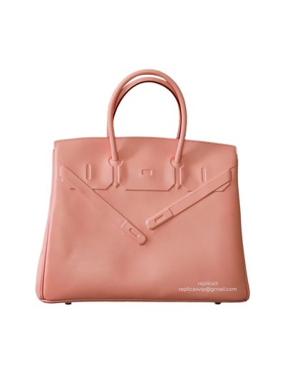 Hermes Shadow Birkin 35 Black Evercalf Leather Limited Edition Bag 522188