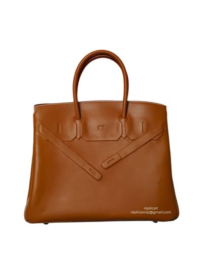 Hermes Shadow Birkin 35 Black Evercalf Leather Limited Edition Bag 522190