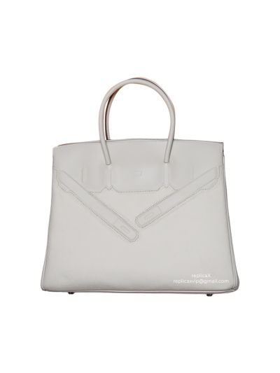 Hermes Shadow Birkin 35 Black Evercalf Leather Limited Edition Bag 522187