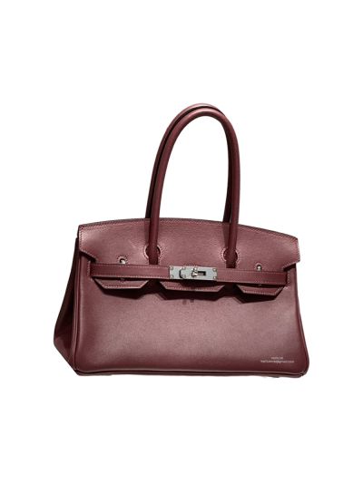 Hermes Shoulder Birkin 29 Leather Bag Burgundy 29CM 523904