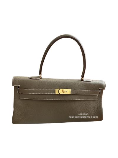 Hermes Shoulder Kelly Bag Leather Top Handle Bag 522052