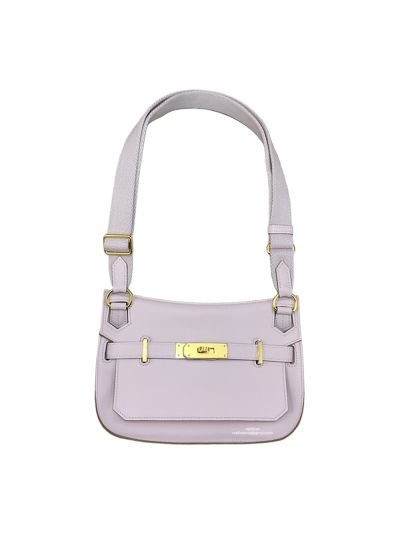 Hermes Swift Leather Mini Jypsiere Shoulder Bag Pink 523420
