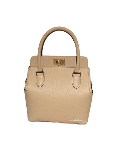 Hermes Toolbox 20 Leather Tote Shoulder Bag Beige 522975