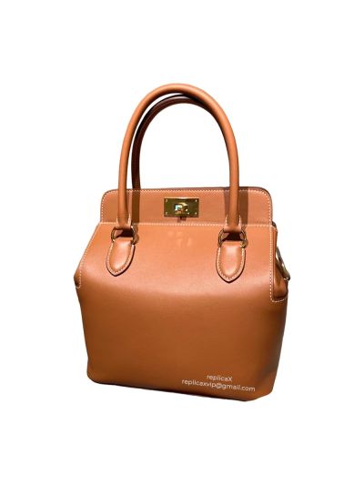  Hermes Toolbox Swift Leather Bag 20CM 522037