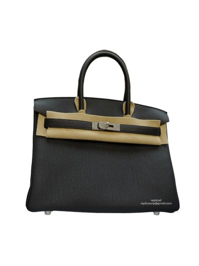 Hermes Tote Bag Hermes VIP Birkin 30 Top Handle Bag Black Togo Leather 522930