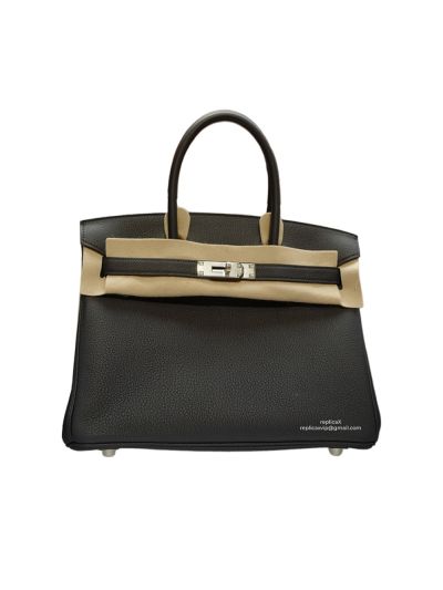 Hermes Tote Bag Hermes VIP Birkin 30 Top Handle Bag Black Togo Leather 522931