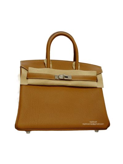 Hermes Tote Bag Hermes VIP Birkin 30 Top Handle Bag Tan Togo Leather 522943