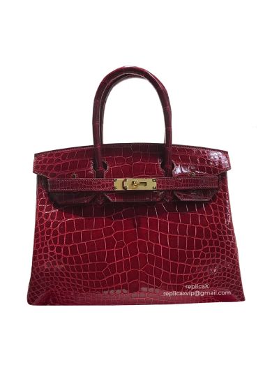 Hermes Vip Birkin Crocodile Leather Tote Bag 35CM 30CM 25CM 521379
