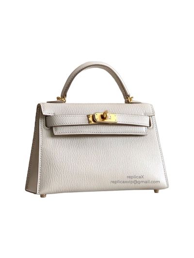 Hermes Vip Mini Kelly Epsom Leather Top Handle Bag 19CM 521409