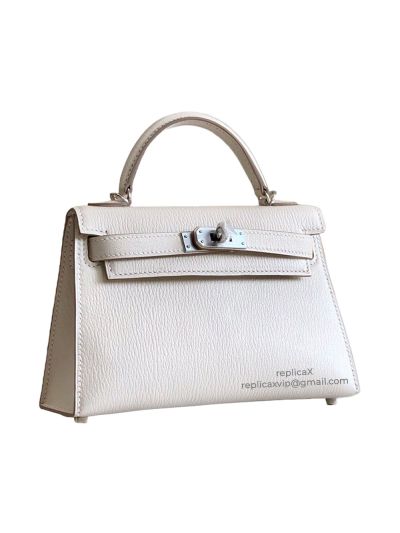 Hermes Vip Mini Kelly Epsom Leather Top Handle Bag 19CM 521410