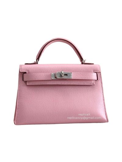 Hermes Vip Mini Kelly Epsom Leather Top Handle Bag 19CM 521411