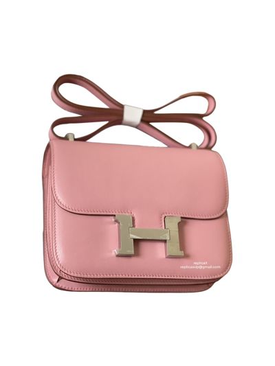 Hermes Vipink Swift Leather Constance Crossbody Bag 522527