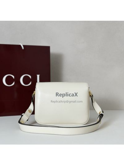 Gucci Horsebit 1955 Mini Shoulder Bag 847064 in Ivory