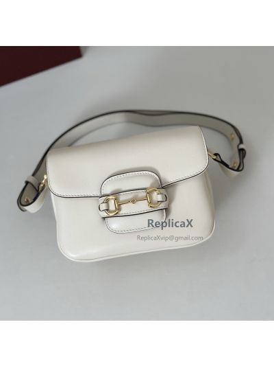 Gucci Horsebit 1955 Mini Shoulder Bag 847064 in Ivory