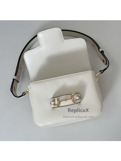 Gucci Horsebit 1955 Mini Shoulder Bag 847064 in Ivory