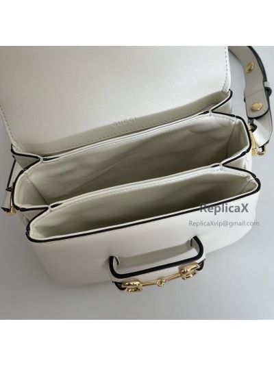 Gucci Horsebit 1955 Mini Shoulder Bag 847064 in Ivory