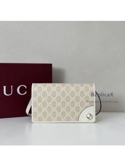 Gucci Horsebit Aura Small Shoulder Bag 847063 in Beige