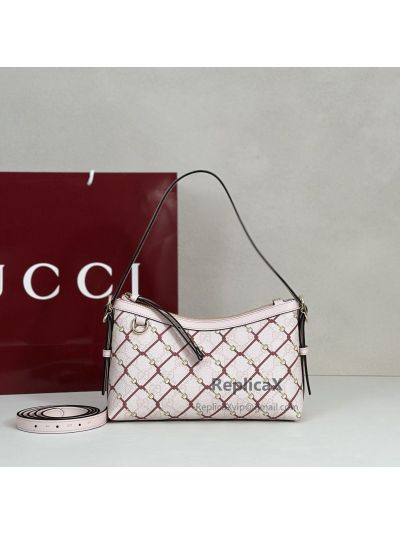 Gucci Horsebit Aura Small Shoulder Bag 847063 in Ivory