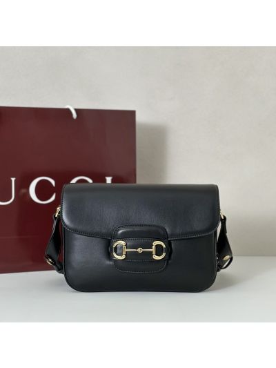 Gucci Horsebit 1955 Small Shoulder Bag 847063 in Black