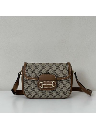 Gucci Horsebit 1955 Small Shoulder Bag 815205 in Beige