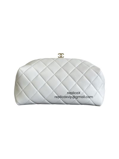 Chanel Vip Coco Beach CC Logo Small Shopping Tote Bag Light Blue Quilted Denim Fabric A2645
