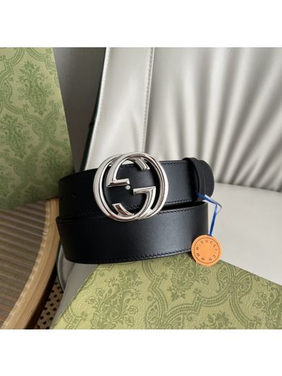 Gucci Interlocking G Belt in Black