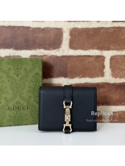 Gucci Jackie 1961 Card Case Wallet 645536 in Black
