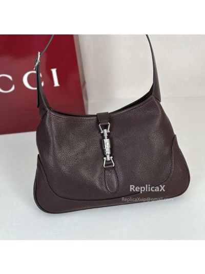 Gucci Jackie 1961 Medium Shoulder Bag 863136 in Coffee