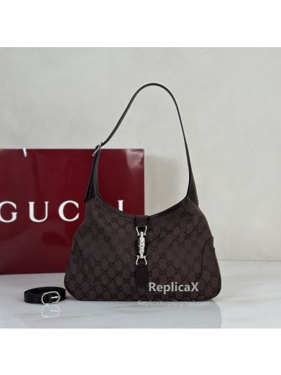 Gucci Jackie 1961 Medium Shoulder Bag 863136 in Coffee