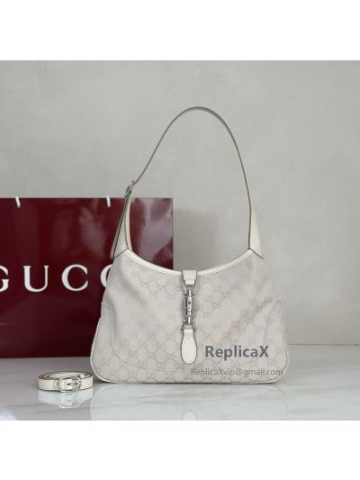 Gucci Jackie 1961 Medium Shoulder Bag 863136 in Ivory