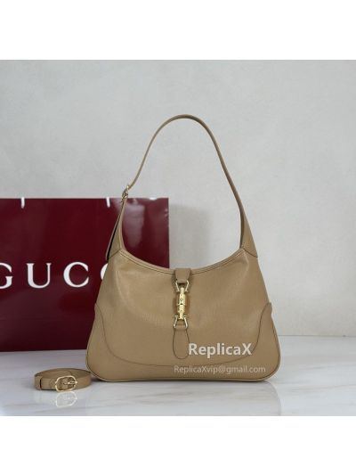 Gucci Jackie 1961 Medium Shoulder Bag 863136 in Tan