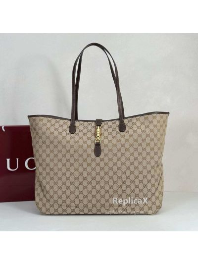 Gucci Jackie Large Tote Bag 867014 in Beige