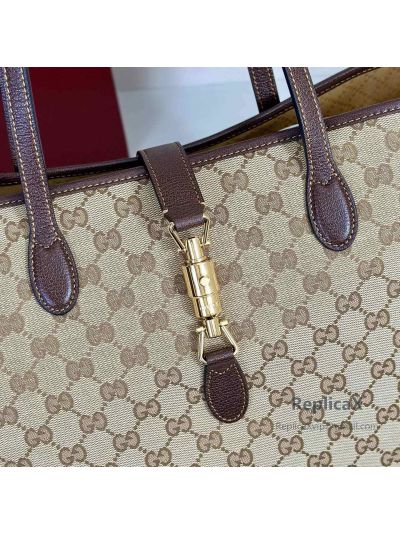 Gucci Jackie Medium Tote Bag 867015 in Beige