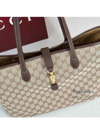 Gucci Jackie Medium Tote Bag 867015 in Beige