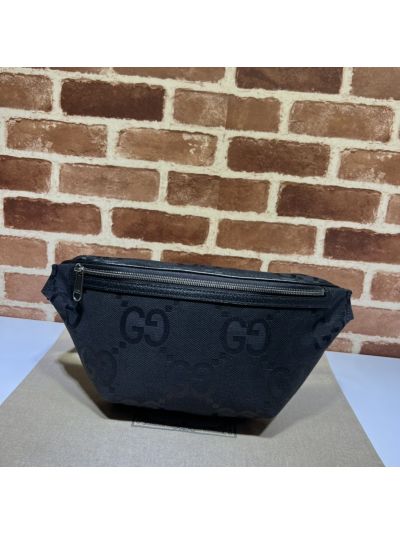 Gucci Jumbo GG Belt Bag in Black